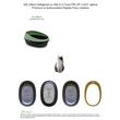 set litiera inteligenta cu sita 2 cuve si rama inaltata verde si gold pin up luxo l 59cm