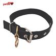 Zgarda neagra nailon 3cm petRO capse 1 rand