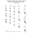 adapatori din plastic pentru rozatoare si iepuri JK Animals capacitati de la 80 ml la 800 ml cu sistem anti picurare cu doua bile inox pe 3 culori