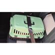Cusca Transportor Colorata Pisici Mari si Caini Medii Gipsy L cu Usa Plastic (58x38x38 cm) - Design Vibrant si Fixare Centura Auto