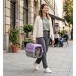 Cusca Transport Pisici Mari si Caini Medii GIPSY Color Usa Metalica L 58x38x38cm - Fixare Centura Auto, Spatioasa si Aerisita