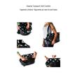 detalii tehnice geanta soft comfort neagra cu labute