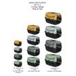 Cusca Transportor pentru Pisici Mari si Caini Medii Gipsy L cu Usa Plastic (58x38x38 cm) - Cu Fixare Centura Auto si Ventilatie  Totala