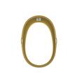 rama ovala inaltata gold mustar pin up l 59cm