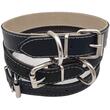 Set zgarzi negre piele naturala petRO