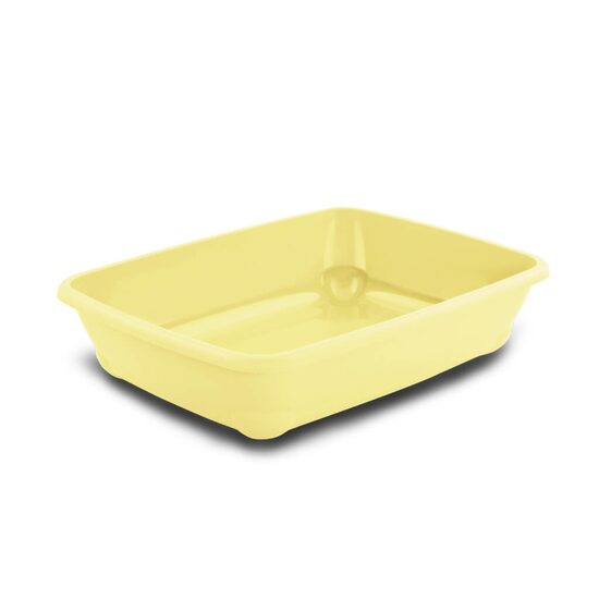 Litiera Deschisa Tip Tavita pentru Pisici Mici si Medii Birba M (46x35x10 cm) - Toaleta Universala de Apartament