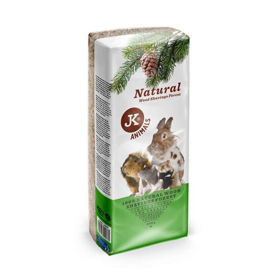 Rumegus Natural Parfumat JK 15L / 0.6 kg - Asternut din Aschii de Lemn Fine pentru Rozatoare si Iepuri · 