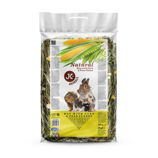 Fan natural cu mazare si porumb pentru rozatoare si iepuri 0.5 kg JK