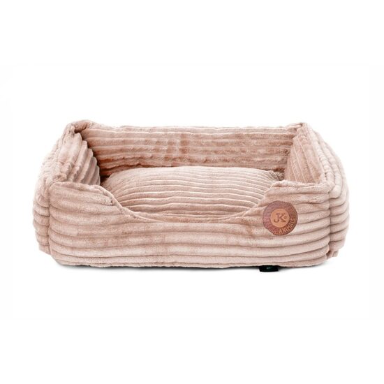 Patut pentru Caini si Pisici JK Coral 50x40 cm Antiderapant – Canapea Premium din Plus Raiat, Intrare Coborata · 