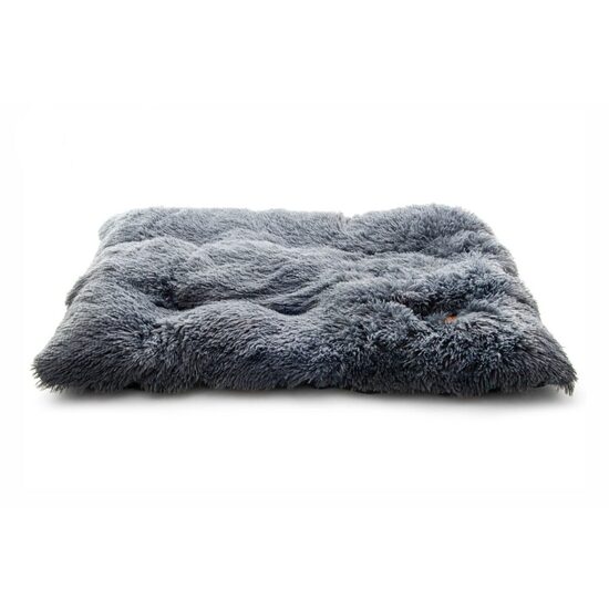 Perna JK Lama Gri XL 110x80 cm Saltea Ulta Soft cu Matlasare Anti deplasare caini foarte mari