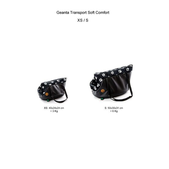 Geanta Transport Soft Comfort · Marimi XS, S · Interior Plusat · 