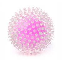 Minge TPR cu Tepi 9cm Roz - Jucarie Plutitoare si Scartaitoare Caini