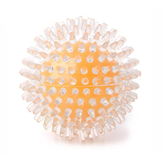 Minge TPR cu Tepi 9cm Galbena JK - Jucarie Plutitoare si Scartaitoare Caini
