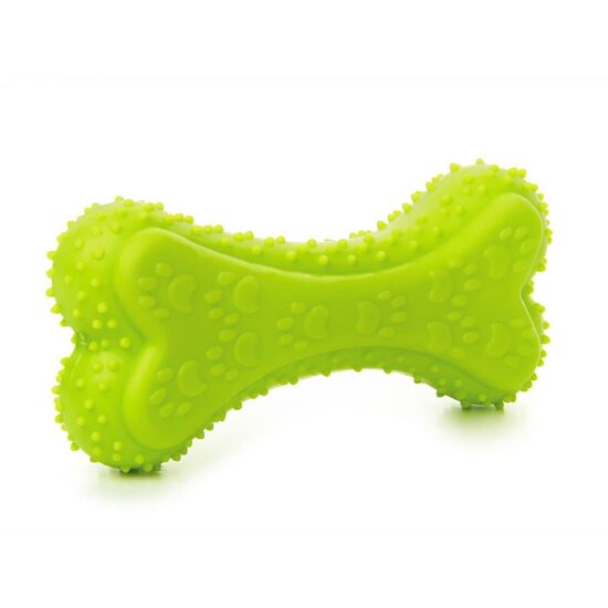 Jucarie Os din Cauciuc Termoplastic TPR cu Labute (12cm) - Scartait si Detartraj Mecanic pentru Caini · 