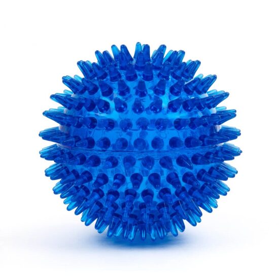 Jucarie Minge Mare TPR cu Tepi (8cm) - Plutitoare si Rezistenta din Cauciuc Elastic pentru Caini de Talie Medie si Mare · 