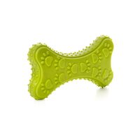 Jucarie Os TPR cu Labute 3D si Puncte Masaj - Os din Cauciuc Elastic pentru Caini (12cm) · 
