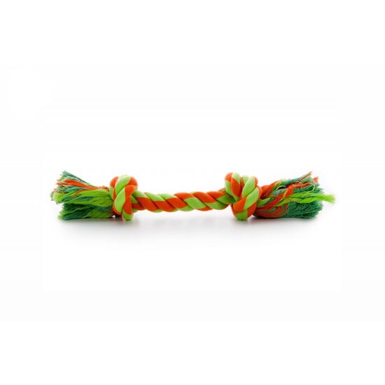 Jucarie Sfoara Bumbac 25cm (2 Noduri) - Franghie de Tras pentru Caini Mici