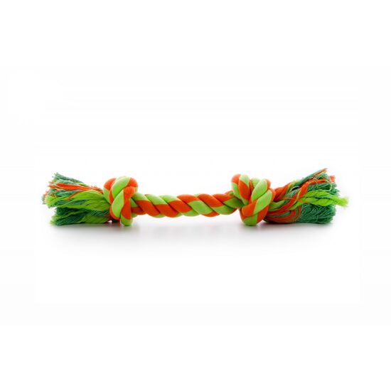 Jucarie Sfoara Bumbac 30cm (2 Noduri) - Franghie pentru Aport si Igiena Dentara