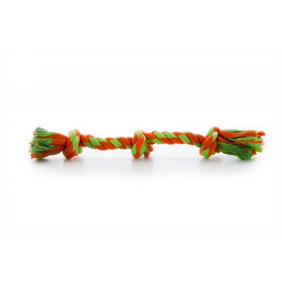 Jucarie Sfoara Bumbac 35cm (3 Noduri) - Franghie de Tras pentru Caini Medii