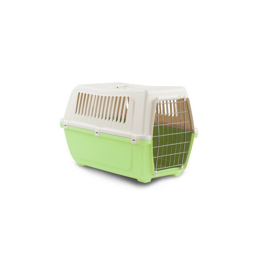 Cusca de transport VISION cu usa metalica S pentru caini si pisici mici S(48×32×33cm) - Transportor clasic inaltat