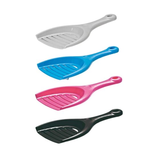 Lopatica Ergonomica pentru Litiera 10503IT: Design Trapezoidal si Cernere Rapida 25x11.5 cm