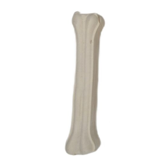 Os din Piele de Vita Presata Alb - Pentru Caini Gigant XL 31 cm