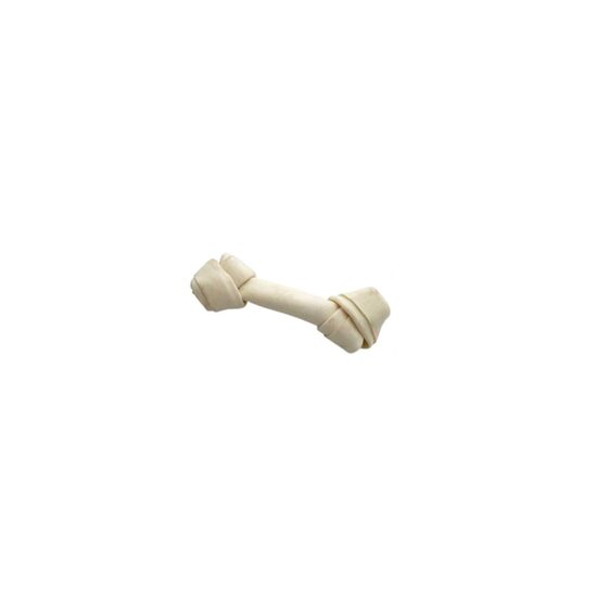 Os Innodat Masticabil din Piele de Vita Albita JUKO (13-18 cm) - Gustare Dentara Ultra-Densa pentru Caini de Talie Mica, Medie si Mare
