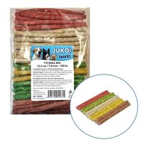 Bete Colorate Mixte JUKO 12.5cm – Masticatie (Pachet 100 buc)