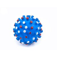 Jucarie Minge Vinil cu Tepi si Scartait 8.5cm - Masaj Gingival Caini Medii