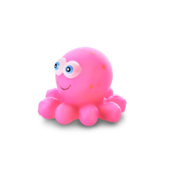 Jucarie Caracatita din Vinil cu Scartait (10cm) - Vinil Interactiv pentru Caini de Talie Mica