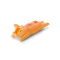 Jucarie Purcelus Lung din Vinil cu Scartait (25cm) - Porc Flotant Interactiv pentru Caini de Talie Medie si Mare