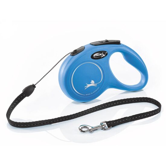 Lesa Retractabila FLEXI Classic Cordelina S 5m Albastru Plimbari Zilnice · 