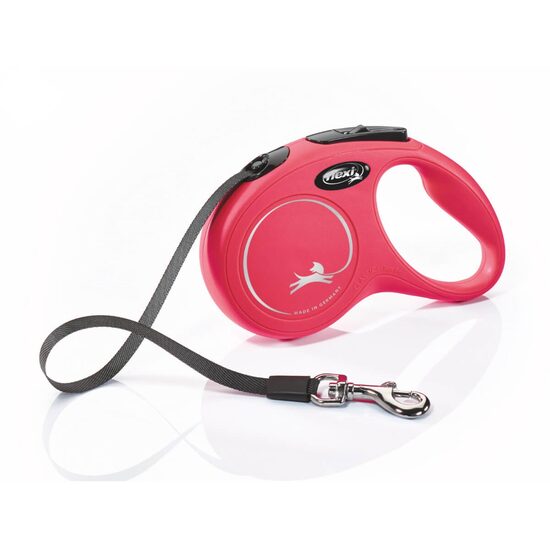 Lesa Retractabila FLEXI Classic Banda S 5m max. 15kg – Siguranta si Control · 