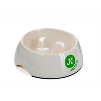 Castron Anti-Sufocare Caini JK - Melamina Premium pentru Hranire Lenta si Digestie Sanatoasa · 