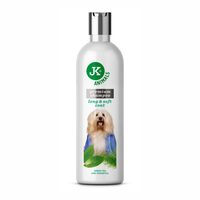 Sampon Premium pentru Blana Lunga si Fina JK (250ml) - Formula Emolienta si Hidratanta cu Ceai Verde, Coada-Calului si Germeni de Grau