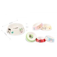 Castron Rotund din Melamina YOMMY, pentru Caini de Talie Mica si Pisici, 11.5 cm