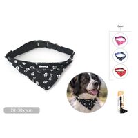 Zgarda Textila Caini Yommy Nailon cu Bandana – Stil Casual si Rezistenta pentru Toate Taliile · 