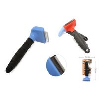Trimer Ergonomic cu Maner Cauciucat S-L Perie Profesionala Indepartat Substrat pentru Caini si Pisici