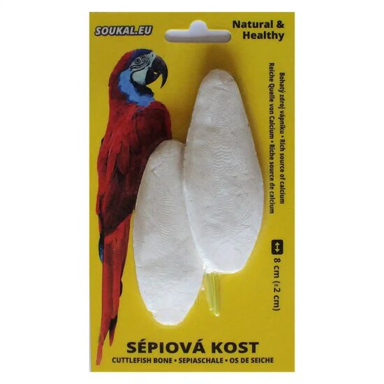 Os de Sepie Natural Pasari, Papagali si Animale de Terariu JUKO (8 cm, 12 cm) - Supliment natural de calciu si minerale · 