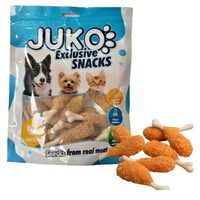 Pulpa de Pui Crispy JUKO 250g – Gustare Crocanta si Masticatie Distractiva