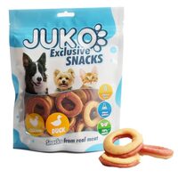 Gogosi cu Pui si Rata JUKO 250g – Dubla Proteina si Blana Lucioasa