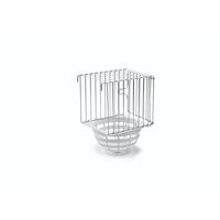 Cuib Metalic pentru Pasari cu Baza din Plastic si Cleme de Agatare, 11 x 10 x 16 cm (Ø 10 cm) - Imperechere, depunerea oualor si clocire