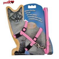 Set Ham si Lesa pentru Pisici din Nailon 1 cm petRO: Echipament Complet si Plimbari in Siguranta