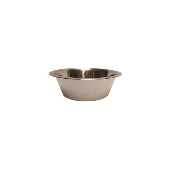 Bol Inox Conic Caini si Pisici — Castron de Rezerva pentru Suport Metalic Dublu (0.4L – 1.5L) · 