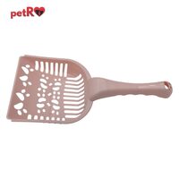 Lopatica pentru Litiera PETRO 91006: Maner Anatomic Ondulat si Decupaje Inovatoare in Forma de Labuta 18x3.2 cm