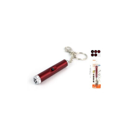 Jucarie laser pentru pisici 7.2x1.3 cm cu 5 moduri de afisare - distractie indelungata