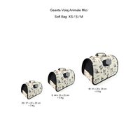 Geanta de Voiaj Animale Mici ·XS,S,M Soft· Aerisire Maxima · 