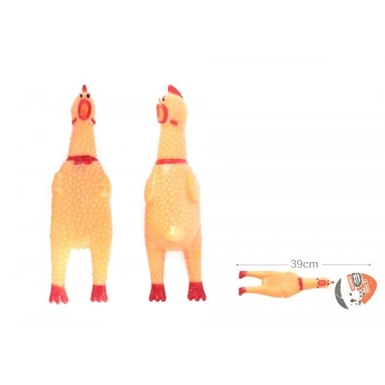 Gaina Vinil Yommy cu Sunet 39cm - Jucarie Gigant Dresaj si Aport