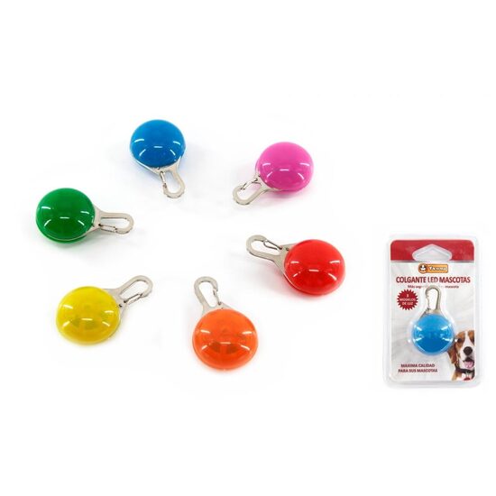 Medalion Pandantiv Luminos LED YOMMY pentru Zgarda Caini si Pisici – Vizibilitate Nocturna si Siguranta la Plimbare
