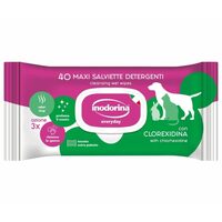Servetele Umede cu Clorhexidina Inodorina 40buc – Servetele Premium Antiseptice Igienizarea si Dezinfectarea Blanii Caini, Pisici